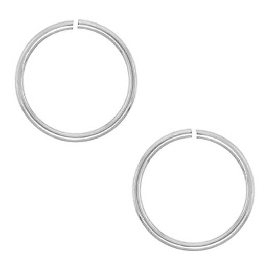Sterling Silver Seamless Nose Ring 8mm image 0